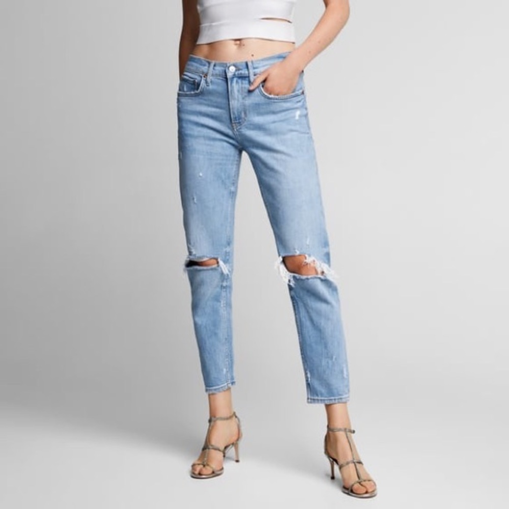 zara distressed boyfriend jeans